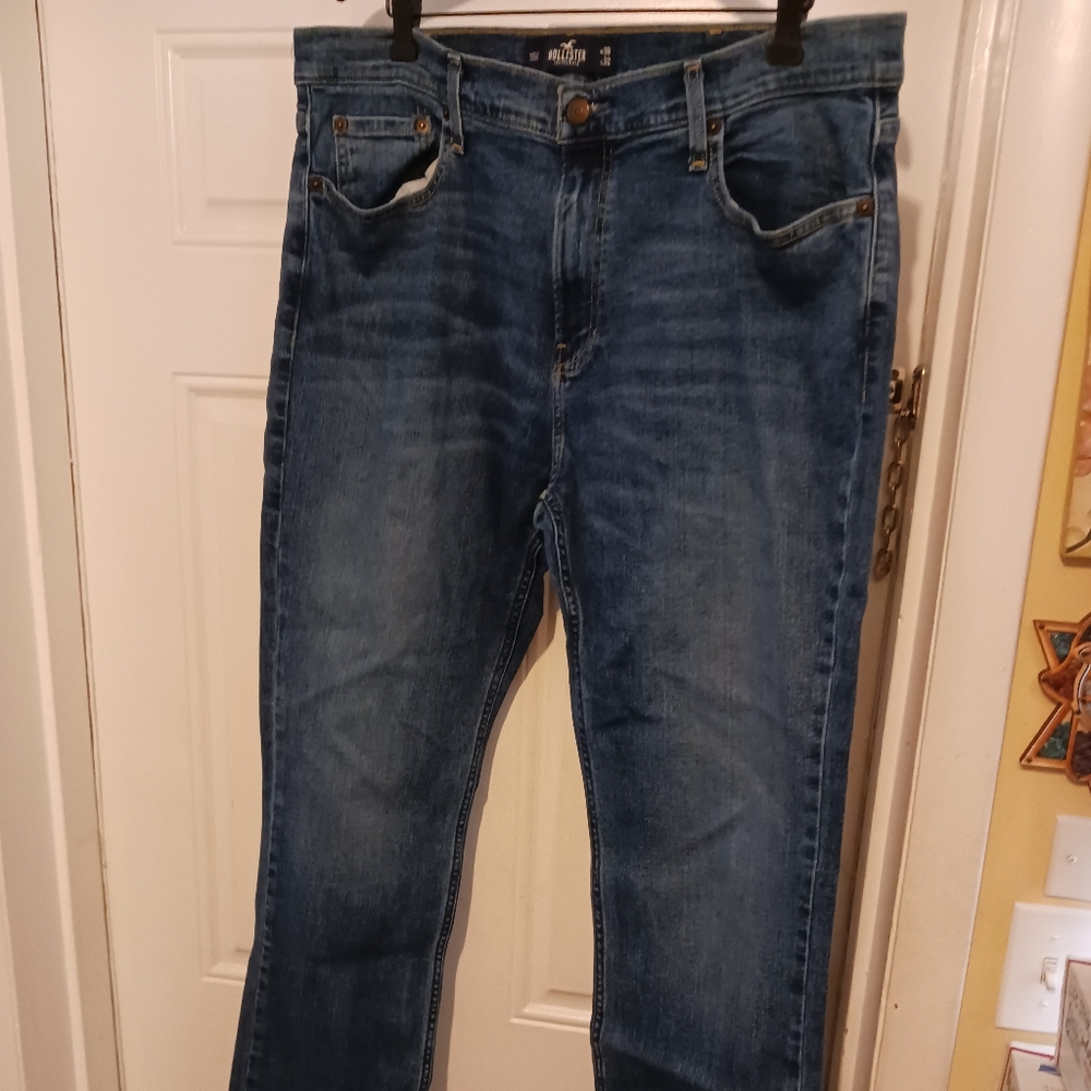 🧥👖Hollister California Size W.38 Jeans🧢🛍👢🥾Boot Cut✂️,Hollister EpicFlex.👕 - Picture 4 of 15